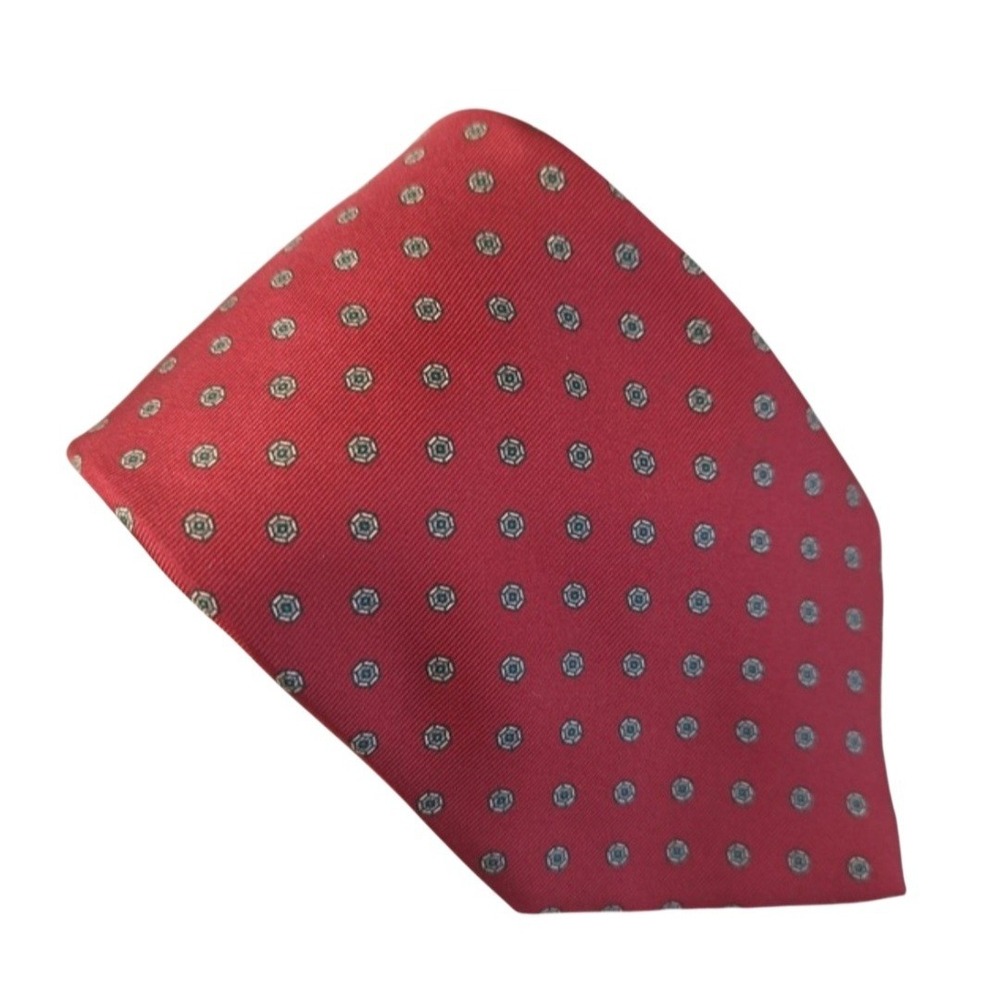 Threadneedle Street Boyd's Men's Tie Burgundy All Silk Classic‎ Man Made